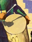 1950s Santa Fe Land Of Pueblos New Mexico Vintage Style Travel Poster - 18x24