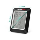 Tp50w Mini Lcd Indoor Hygrometer Thermometer Rome Temperature Humidity Monitor