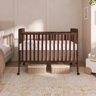 3-in-1 Convertible Full Size Baby Crib 54 L X 31 W 40 H Walnut Brown 675-wal