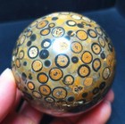 Rare 451 9g Natural Polished Colorful Agate Stone Sphere Ball Healing A411