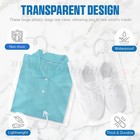 Clear Poly Bags With Suffocation Warning Self Seal Merchandise Packaging For Fba