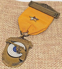 Vintage Order Of Eastern Star Target Comp Joe Reed East Bay  Yellow Ribbon Medal