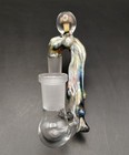 14mm Metallic Drip   Mushroom Glass Drop Down Attachment Adapter