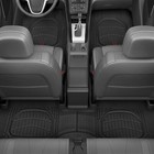 Deep Dish Heavy Duty Rubber Car Floor Mats  Black