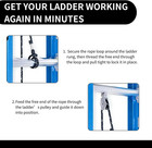 Extension Ladder Rope Replacement Werner Extension Ladder Ac30-2 For All Extensi