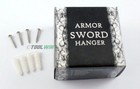 Armored Knight Sword Hanger Wall Hooks Display Medieval Armor Bracket Set