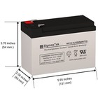 12v 9ah Rechargeable Battery Replacement For Apc Back-ups Es Be750g By Sigmastek