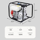 Portable Gasoline Engine Water Pump 2inch 6 5hp 158 Gpm 4-stroke For Irrigation 