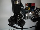 Vintage Nikon Camera Lot  estate Sale  Mixed Items Lenses Parts More Set