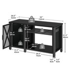 55-75 Gallon Aquarium Stand With Power Outlets For Fish Tank Accessories Storage