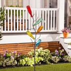 Set Of 5 Decorative Colorful Glass Wine Bottles For Bottle Tree Garden Stake