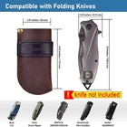 Leather Knife Sheath Belt Series - Durable  Well Made  Nice Leather  Easy And   