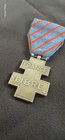 French Medal  Volunteer  Service In Free French Forces  Ww2  1940-45