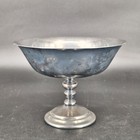 Reed   Barton  235 Mid-century Modern Silver Plate Compote Bowl Vintage