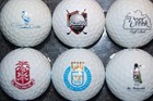 Set Of  12 Golf Ball Collectible Logo Country Club   Course   Links