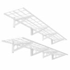 Stoready 2-pack Floating Wall Shelf Garage Storage Rack 12-inch-by-72-inch