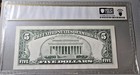  5 1988 Pmg 45 Insufficient Ink Error Fr 1980-g Unknown Block Missing Seal 