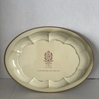 Vtg Daher Decorated Ware Asian Scene Oval Tin Bowl Made In England 12 5  X 9 25 