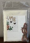 Sunset  welcome  Cross Stitch Kit Size 4  X 5  Oval Date 1983 Vintage