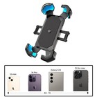 Motorcycle Phone Mount Auto Lock 100mph Military Anti-shake Bike Phone Holder Us