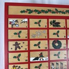 L l  Bean Christmas Advent Calendar Red Wood 15  X 17  Countdown Doors Vintage