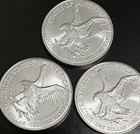 Lot Of 3 U s  999 2022 -1- 0 Z American Eagle C 0 i n 0 999999 Purity 