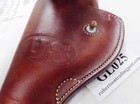 Us Gi Ty Holster Wwi Repro 1917 Revolver 5 In Half Flap Brown Leather Belt Slot