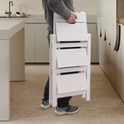 Trapezoidal Step Stool  3 Step Ladder  Folding Step Stool 22 44 16 33 25 6in