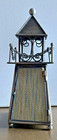 Vintage Metal Lighthouse Tea Light Candle Holder