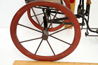Antique Salesman Sample Self-driven  by Hand  Wheel Chair Wheelchair Wood metal