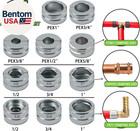 18v Cordless Plumbing Press Tool Kit W  1 2  3 4  1  Copper   3 8  1 2  5 8  3 4