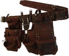 Heavy Duty Oil Pull-up Leather Tool Rig  Carpenter Electrician Framer Tool Belt