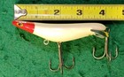 Vintage  rare  Old Wood Fishing Lure  scatback  Pat  Pend 
