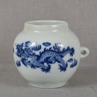 Vintage Chinese Porcelain Bird Cage Bird Feeder   Water Cup
