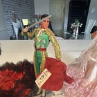 Marina Spanish Dolls Set Matador   Flamenco Dancers Red Pink Dresses