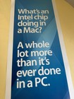 Vtg Apple Computers Chiat Day Proof Poster Mac Vs Pc Intel Chip - Computer Wars
