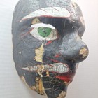 Mexican Mask Vintage Wood Negrito Mask Mexico 