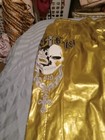 2010 Rey Mysterio Wrestling Pants Youth Gold 22 Waist 35 Long 26 5 Inseam
