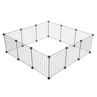 Pet Playpen  Small Animal Cage Indoor Portable Metal Wire Yard Fence