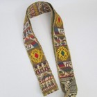 Vintage Peruvian Woven Chumpi Belt Brightly Colored Sash Tribal Designs