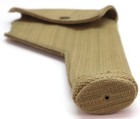 1944 British Tan Canvas 38 Webley Holster W Brass C Belt Hangers Each E8499