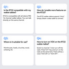 Retevis Rt22 Walkie Talkie Radios Long Range Frs Vox For School hospital 20 Pack