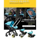 4-in-1 Baby Stroller With Car Seat Travel System Light Weight Newborn Black New