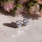14k Solid Gold Gift  0 5 Ct Oval Lab Grown Diamond Stud Earrings Yellow Gold