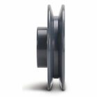 V-belt Motor Pulley 7 8  Bore X 4  Diameter Solid Cast Iron Set Screw Fixed Bore