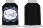 Threadart Bobbin Thread -5000 Meter Cones- Black Or White For Machine Embroidery