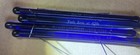 Lot Of 4 Vintage Glass Swizzle Sticks Cocktail Stirrers New York City - 6 Inch