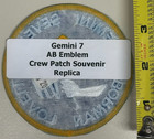 Vintage Nasa Gemini Vii 7 Borman Lovell Replica Patch  4  Ab Emblem