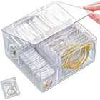 4 In 1 Acrylic Jewelry Organizers And Storage With 60 4-in-1 Jewelry Box