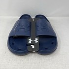 Under Armour M Locker V Sl Navy Blue Slide Walking Beach Men s Size 18